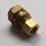 Brass Compression Microbore Reducer 15mm x 10mm - 244015RB