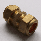 Brass Compression Straight Microbore Connector 12mm - 24401200