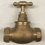 Brass DZR 35mm Compression Stop Cock Valve - 07001630
