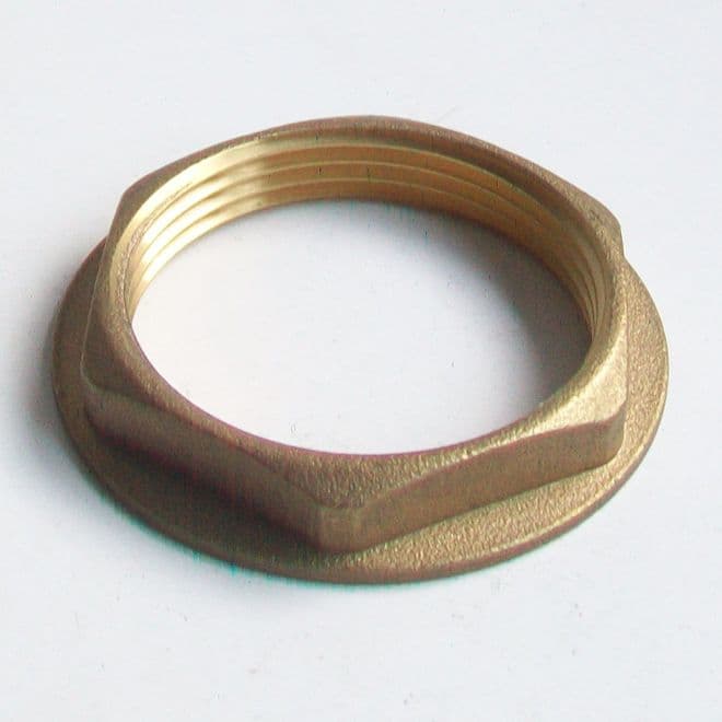 Brass Flanged 1.1/2 inch BSP Backnut - 07000330