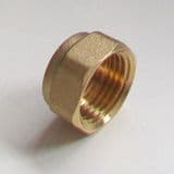 Brass Foundry - Female Thread Cap 1/2 inch BSP - 07000470