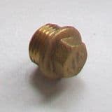 Brass Foundry - Male Threaded Plug 1/4 inch BSP - 07000590