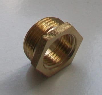 Brass Foundry - Thread Reducing Bushes 1/2 x 3/8 - 07000390