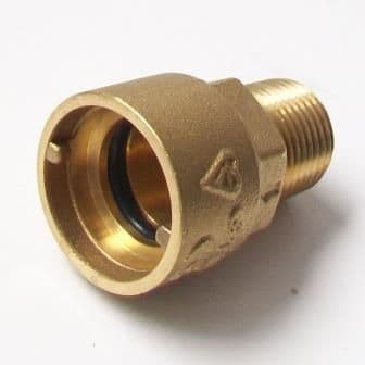 Brass Gas Cooker Bayonet Hose Straight Socket