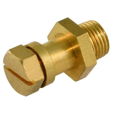 Brass Gas Test Point Nipple 1/8 inch BSP - 07100211