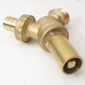 Brass Hose Union Lockshield Outside Bib Tap - 58093090