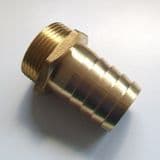 Brass Large 1.1/4 x 1.1/4 inch BSP Hose Tail - 07000107