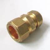 Brass MDPE Alkathene Reducer Coupling 25mm x 22mm - 18402522