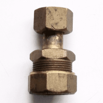 Brass MDPE Alkathene Tap Swivel Connector 20mm x 1/2 - 18432000