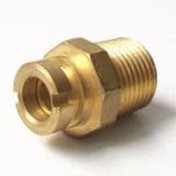 Brass Micropoint Gas Bayonet Hose 1/2 Connector - 07000895