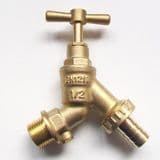 Brass Outside Garden Hose Union Bib Tap 1/2 - Non Return - 58093060