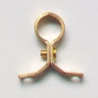 Brass Pipe Clips 15-54mm