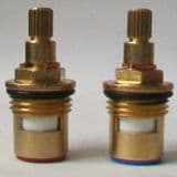 Brass Short 20 Spline Ceramic Disc Tap Cartridges - 62003124