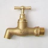 Brass Small Handle 1/2 Bib Tap - 58093025