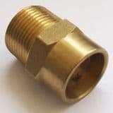 Brass Solder Ring 22mm x 3/4" Male Iron Coupling - 28032200