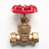 Brass Standard Gate Valve Pipe to Pipe 15mm - 07002350