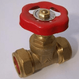 Brass Standard Gate Valve Pipe to Pipe 22mm - 07001190
