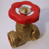Brass Standard Gate Valve Pipe to Pipe 28mm - 07001200