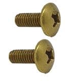 Brass Tap Head Screws M4 x 10mm - PAIR - 62000016