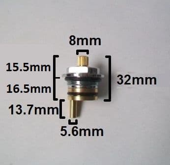 Bristan Bath Shower Mixer Diverter Valve 24 Spline - 58600120