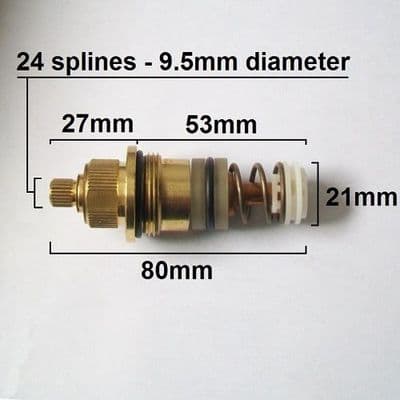 Bristan Frenzy / Prism / Buzz Thermostatic Shower Cartridge - 62000015