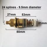 Bristan Frenzy / Prism / Buzz Thermostatic Shower Cartridge - 62000015