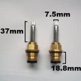 Bristan / Heritage 20 Spline Long Stem Washer Tap Valves - 62013594