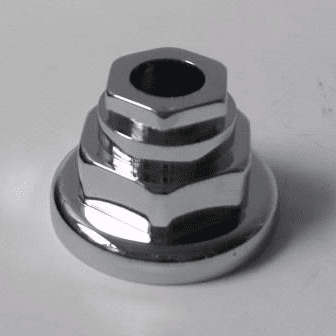 Bristan / Heritage Bath Tap Valve Shrouds Chrome - 07000903