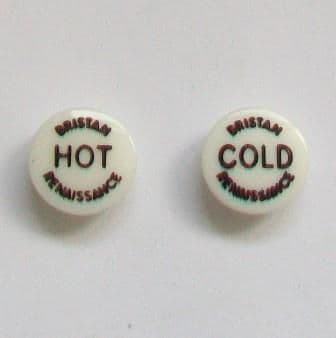Bristan Renaissance White Hot/Cold Tap Top Indices - 58004076