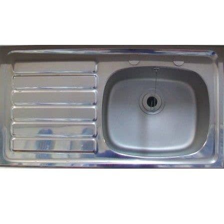 British Standard Sink 2TH Left Hand Drainer 923 x 500 - 52002260