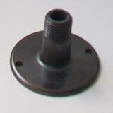 Bronze Gas Fire Restrictor Elbow Floor Plate - 07001050