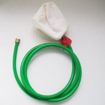 Canvas Drain Pipe Testing Bag 4 inch / 100mm - 1/4 FI