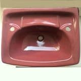 Caradon Wall Hung 2 Tap Hole Basin - Damask