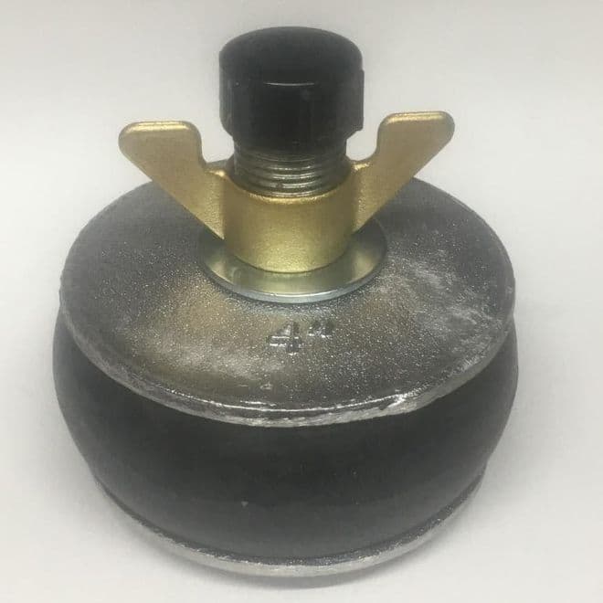 Cast Aluminium Soil Pipe Drain Plug 4 inch - 110mm