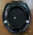 Celmac Concerto Black Thermoset Toilet Seat - 02012071