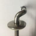 Celmac Cranked Stainless Steel Toilet Seat Hinges - 03065760