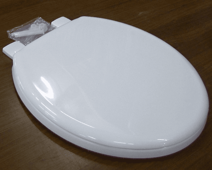 Celmac Emerald White Plain Standard Toilet Seat 02012610 Plumbers