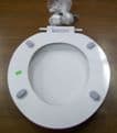 Celmac Sonata 25a White Toilet Seat - 02002030