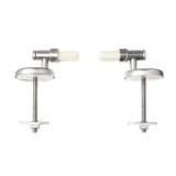 Celmac Stainless Steel Soft Close Toilet Seat Hinges - 03065774