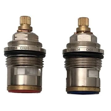 Ceramic Disc Bath Tap Cartridges 20 Spline x 52mm - 62003089