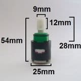 Ceramic Temperature Control Tap / Shower Cartridge Closed - 620ST233