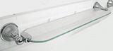 Chancery Chrome and Satin Chrome Glass Shelf - 01037340