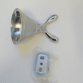 Chancery Chrome / Satin Double Robe Hook - 01037100