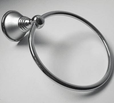 Chancery Chrome / Satin Towel Ring Holder - 01037070