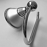 Chancery Modern Chrome Toilet Roll Holder - 01037010