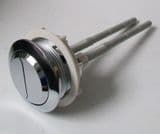 Chrome 48mm Dual Flush Cistern Pushrod Button - 08001280