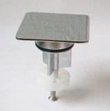 Chrome 68mm Square Top Basin Pop Up Plug - 74000029