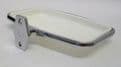 Chrome and White Bathroom Soap Dish Holder - 50103335