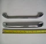 Chrome Bath Grip / Grab Handles 255mm Curved Profile Base - 06011617