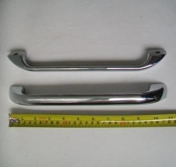 Chrome Bath Grip / Grab Handles 255mm Curved Profile Base - 06011617